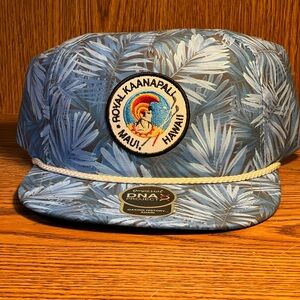 Royal Kaanapali The Aloha Rope Hat Blue Hawaiian ⛳️ NWT